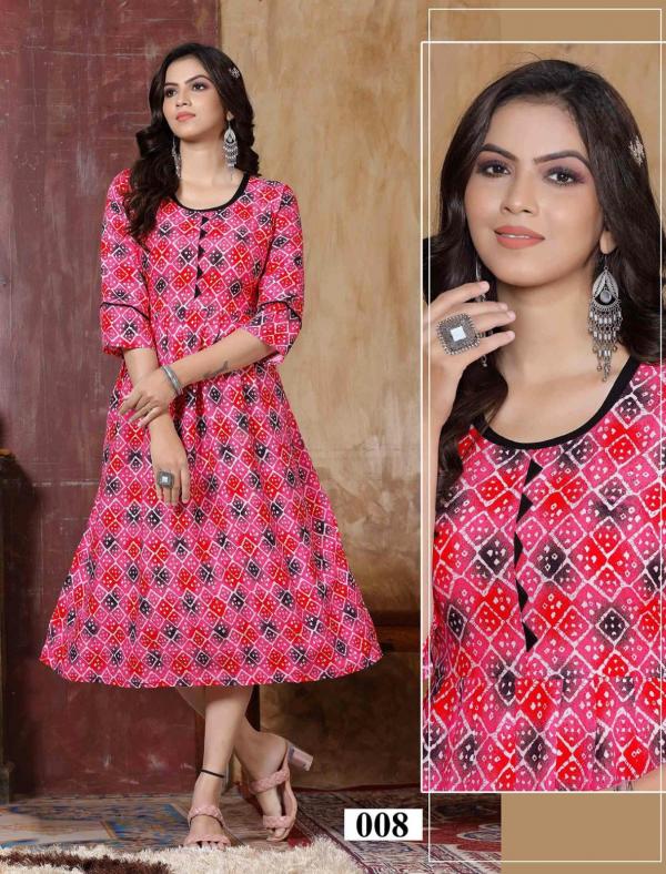 Golden Rashmika Vol 1 Rayon Designer Exclusive Kurti Collection